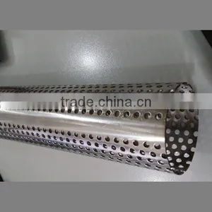 304 316 Welded Steel Stainless Perforated Metal Pipe thumbnail-2