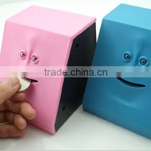Creative Human Face Shape Saving Pot, Stealing Saving Money Box/Plastic Coin Bank thumbnail-4