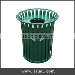 Arlau Outdoor Metal Steel Wastebasket Street thumbnail-1