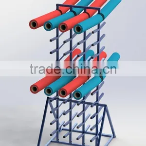 SDI_1061D 2 Way Floor Standing 88 Vinyl Roll Rack thumbnail-1