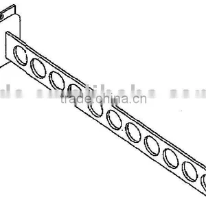 Metal Chrome Plated Pegboard Clothes Gridwall Hook thumbnail-1