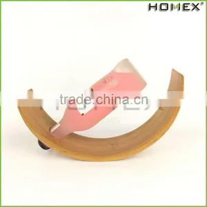 Bamboo Single Wine Bottle Holder /wine Bottle Rack Homex-BSCI thumbnail-1