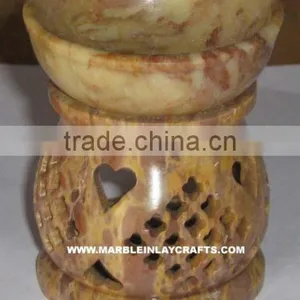 Soap Stone Incense Oil Burner, Aroma Diffuser, Aroma Lamp thumbnail-1