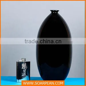 European Abstract Black Round Types of Flower Vase thumbnail-1
