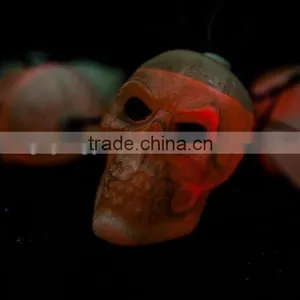 China Manufacturer Plastic LED String Light Skull Halloween Decorations thumbnail-3