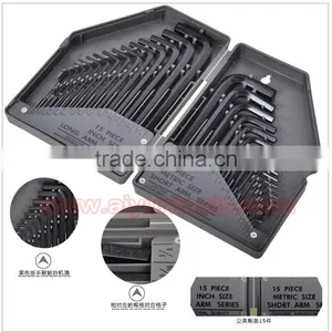 30 in 1 Precise Manual Tool Set Allen Key Set Inner Hex Key Wrench 0.7-10mm thumbnail-2
