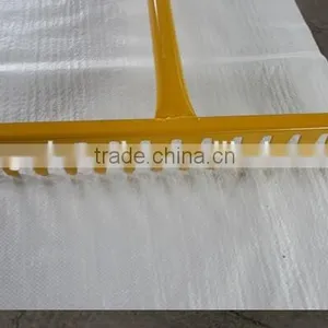 14teeth Steel Garvel Rake With Long Fiber Glass Handle thumbnail-2