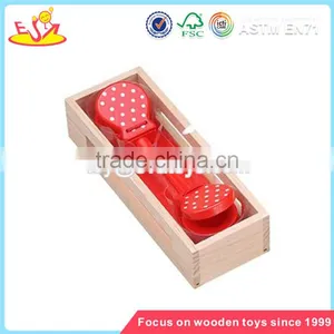 Wholesale Multiple Colour Wooden Handbell Percussion Toy Showy Wooden Handbell Percussion Toy for Child W07I033 thumbnail-4