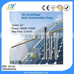 DC 36V 400W Solar Water Pump 3 Inch Centrifugal Solar Power Submersible Pump thumbnail-2