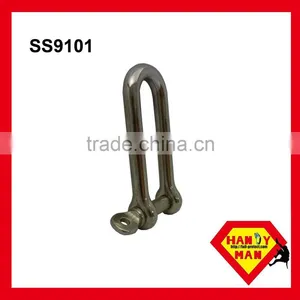 Stainless Steel Flush Pin D Shackle Flat Head thumbnail-4