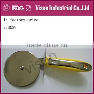 Round Stainless Steel Pizza Knife, Pizza Cutter, Pizza Wheel (SG29) thumbnail-1