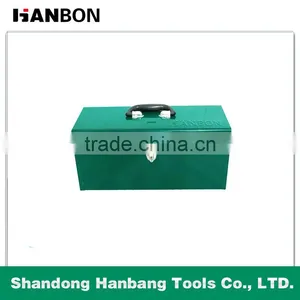 Double Layer Portable Metal Tool Box thumbnail-1