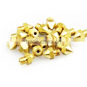 0.2mm 0.3mm 0.4mm 0.5mm 0.6mm Copper Nozzle Extruder Print Head 3D Printer Spray thumbnail-3