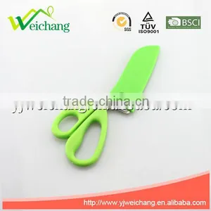 WCTS1208 Soft Grip Scissors Straight, Stainless Steel Precision With New Handle Design With Cover thumbnail-1