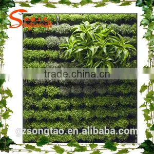Hot Sale Artificial Grass Wall Decorative Plastic Artificial Green Wall Vertical Green Wall thumbnail-1