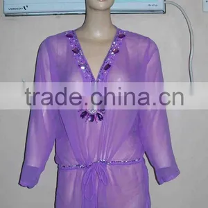 Chiffon Embroiderd Fancy Top thumbnail-1