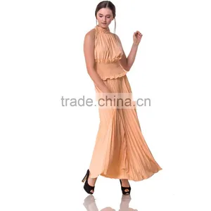 2017Guangzhou Domin Fashion Manufacturer Latest Maxi Evning Dress thumbnail-4