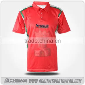 2017 New Custom Polo Shirts Sublimated Polo Shirts High Quality Polo Shirts thumbnail-5