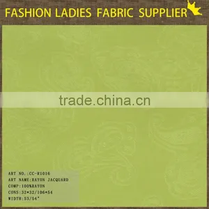 Hot Sales 100% Pure Rayon Challie Dobby Fabric for Suit and Pants Solid Rayon Fabric Jacquard Fabric Price per Meter thumbnail-1