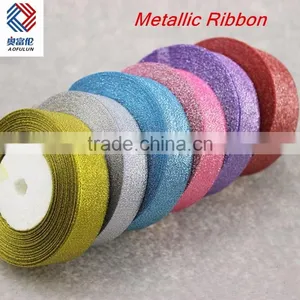 Solid Gold Metallic Ribbon/Decorative Ribbon thumbnail-1