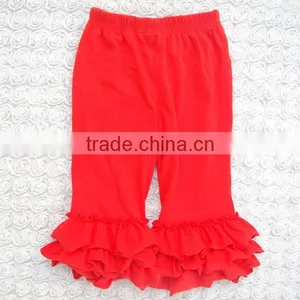 Fall Boutique Girls Leggings Wholesale Baby Kids Girls Icing Ruffle Pants thumbnail-2