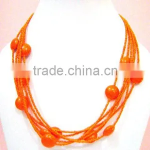 String and Bead Necklaces thumbnail-1