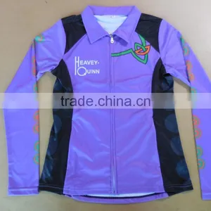 High Quality Cheerleading Uniforms Sublimation Cheerleading Long Sleeve Shirt thumbnail-6