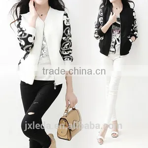 2016designs Custom Girl's Slim Fit Baseball Jacket thumbnail-1