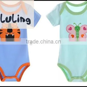 2015 New Born Boys and Girls Wholesale Infant Tiger and Buterfly Baby Animal Romper thumbnail-1