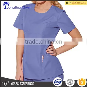 2017 Fashion Design With the Soft Material for Hospital Staff Scrub Uniform thumbnail-1