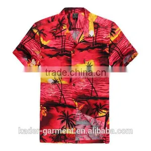 Tropical Beach Shirt for Men Hawaiian Beach Shirt Casual Beach Shirt thumbnail-1