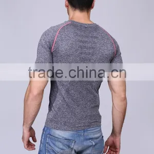 High Quality Seamless Men's Sport Wear Training T-shirt thumbnail-2