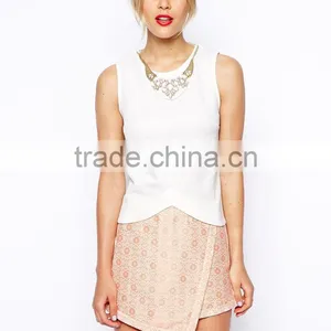 Shell Top With Trim thumbnail-1