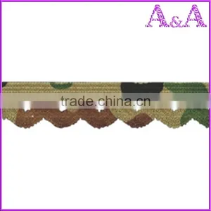 New Arrival Black HIGHTOP Garment Use Lace Elastic Webbing Nylon Knitted Tapes Soft Bra Shoulder thumbnail-3