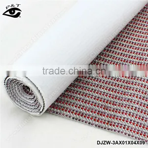 New Design 3mm Colorful Rhinestone Hotfx Chaton Mesh thumbnail-1