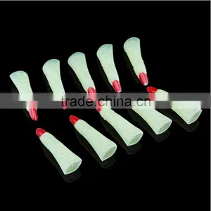 Halloween Party Accessories Glow in Dark Luminous Fluorescent Witch Finger False Nail thumbnail-1