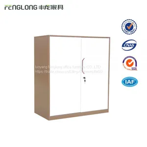 Professional High Quality 2 Swing Door Short Office Steel Filing Cabinet thumbnail-2