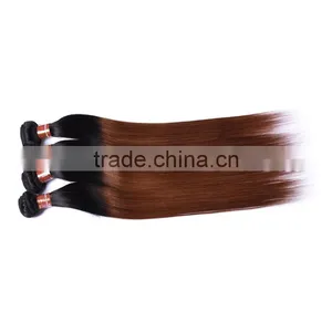 7A Ombre Hair Extensions 1B/30# Brazilian Virgin Hair Cheap Ombre Brazilian Hair Straight thumbnail-3