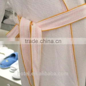 Chinese Products Waffle Bath Robe With Embroidery Logo thumbnail-5