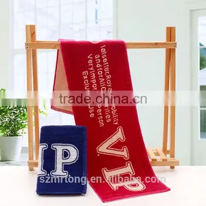 100% Cotton Custom Gym/sports/fitness Towel With Jacquard Logo thumbnail-2