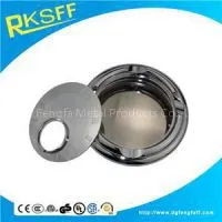 Zinc Alloy Silver Round Big Ashtrays thumbnail-1