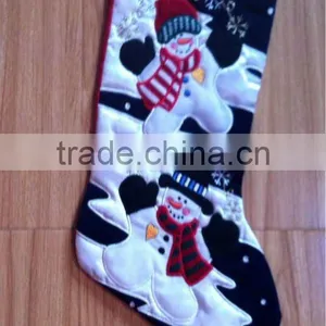 2014 Polar Fleece Christmas Socks With Santa Heads thumbnail-1