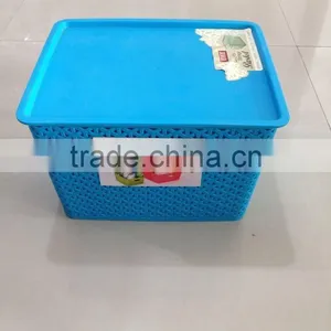 Colorfur Plastic Storage Container Box With Lid thumbnail-1