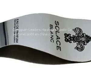 Shiny Silver Bottle Label for Perfume Bottle thumbnail-1