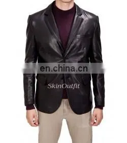 Mens Leather Blazers thumbnail-1