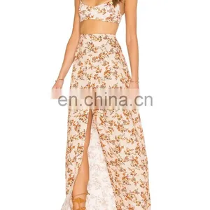 Latest Fashion Ladies Design Skirt Suits Bangkok Fashion Long Skirt thumbnail-1