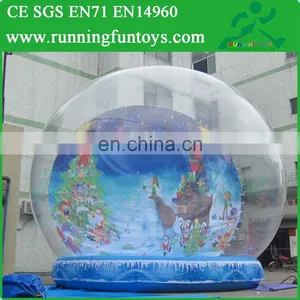 Cheap Large Inflatable Snow Globe, Photo Snow Globe Xmas Decorations thumbnail-1