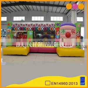 AOQI Inflatable Factory Clown Indoor Jump House Kids Bouncer for Park thumbnail-1