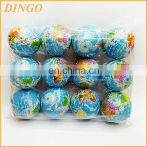 Eco-friendly New Design Globe pu Stress Ball thumbnail-1