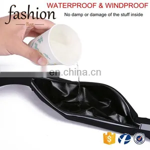 Price Cheap Black Neoprene Clear 2 Pocket Simple Tension-Grade Sturdy Buckle Fanny Pack Wholesale For Women thumbnail-5